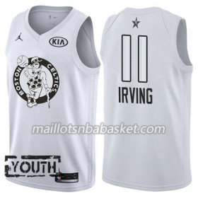 Maillot Enfant Boston Celtics Kyrie Irving 11 2018 All-Star Jordan Brand Blanc Swingman